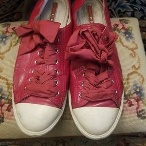 Prada patent leather sneakers size 40 IT